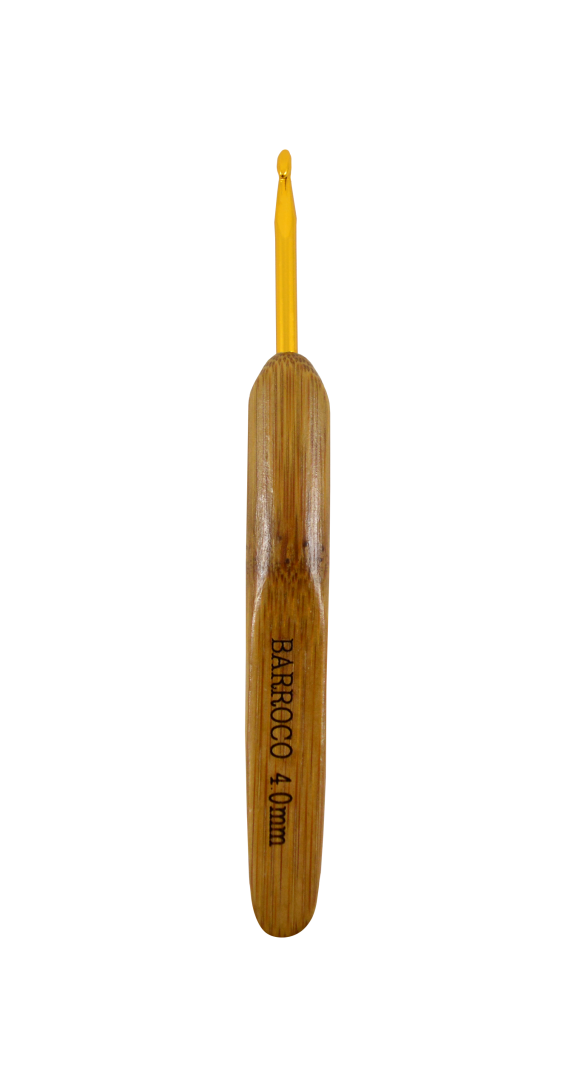 AGULHA CROCHE BARROCO BAMBU CIRCULO 4,0MM