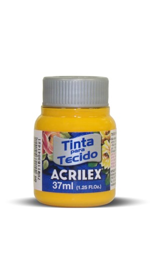 TINTA TECIDO AMARELO CADMIO 536 ACRILEX