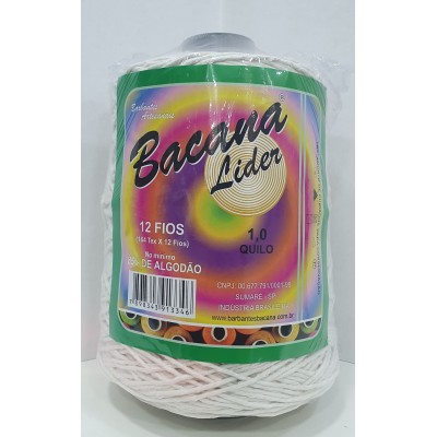 BARBANTE BACANA CRU 12 FIOS 1,0KG.