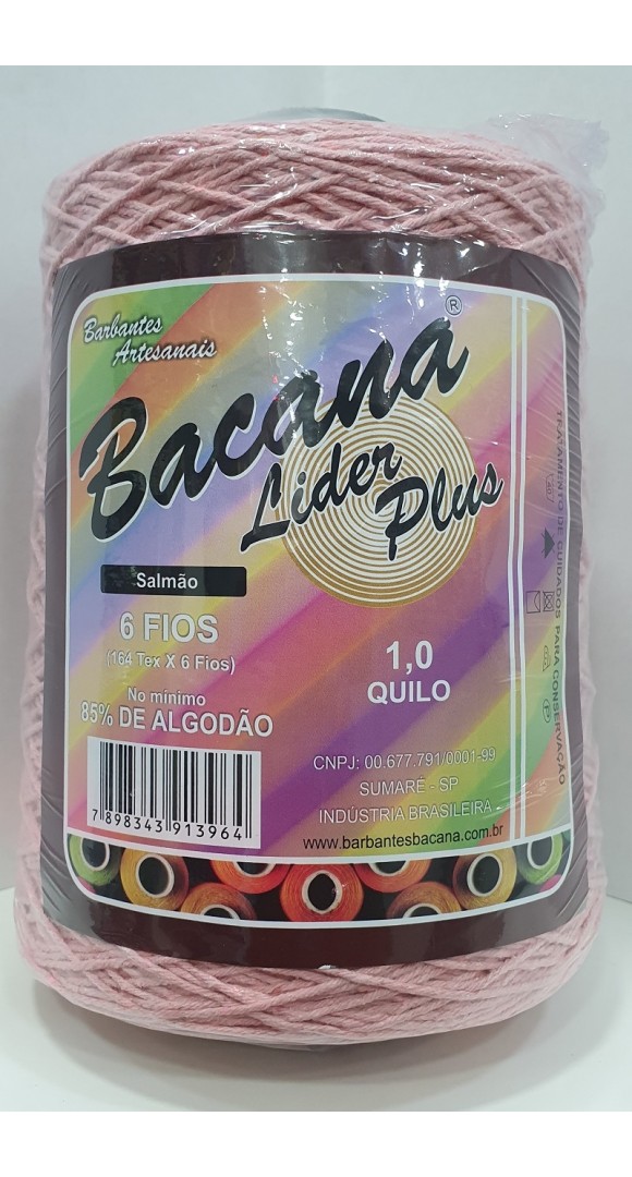 BARBANTE LIDER PLUS SALMÃO 6 FIOS 1,0KG.