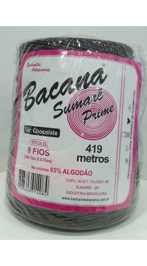 BARBANTE SUMARÉ CHOCOLATE 8 FIOS 600G.