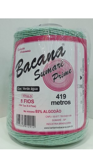 BARBANTE SUMARÉ VERDE ÁGUA 8 FIOS 600G.