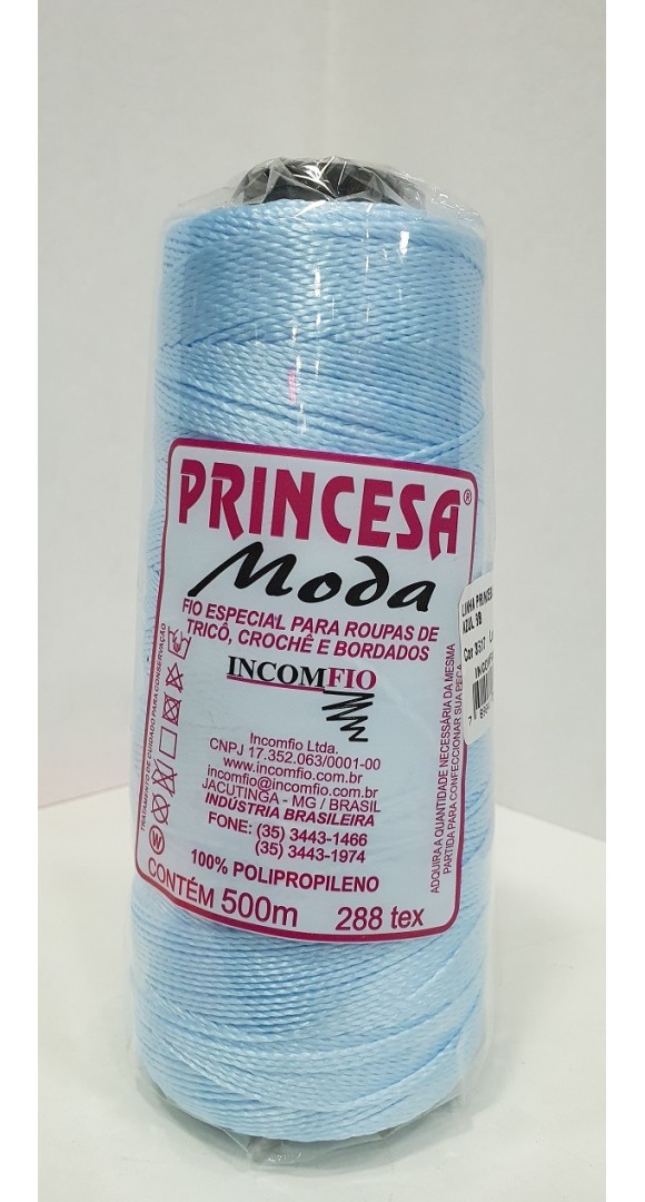 LINHA PRINCESA MODA 17 AZUL BEBÊ