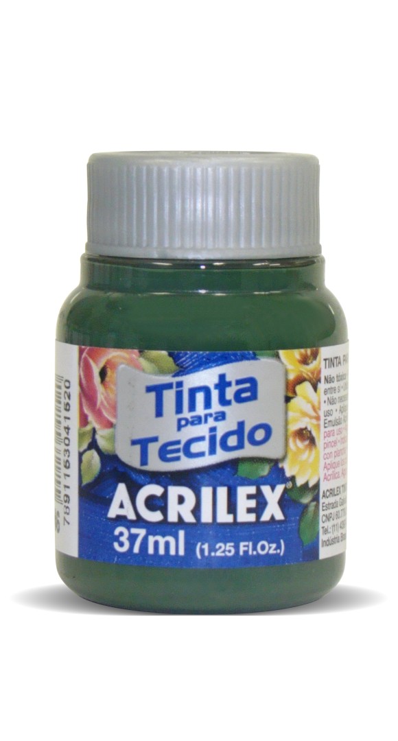TINTA TECIDO VERDE PINHEIRO 546 ACRILEX