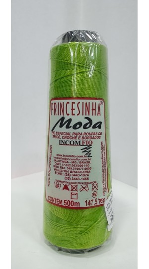 LINHA PRINCESINHA MODA 02 VERDE LIMÃO