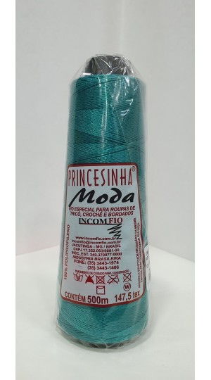 LINHA PRINCESINHA MODA 34 AZUL PISCINA