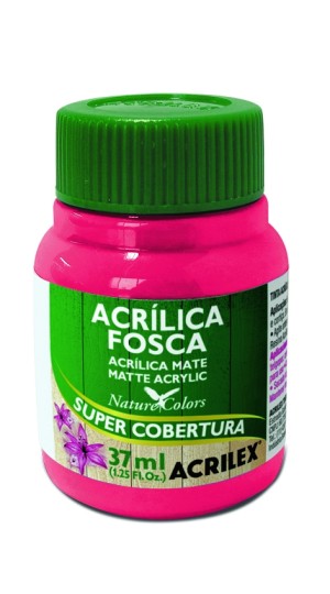 TINTA ACRILICA FOSCA ROSA 537