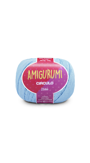 FIO AMIGURUMI 254M. AZUL CANDY 2012