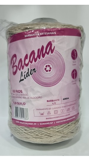 BARBANTE LIDER AREIA 8 FIOS 1,0KG.