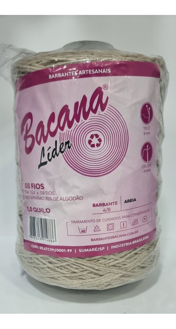 BARBANTE LIDER AREIA 8 FIOS 1,0KG.
