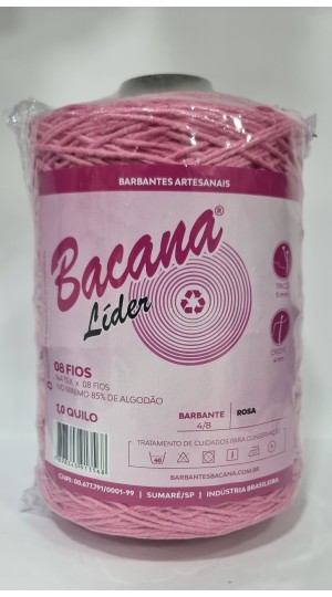 BARBANTE LIDER ROSA 8 FIOS 1,0KG.