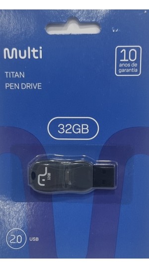 PEN DRIVE TITTAN PRETO 32GB