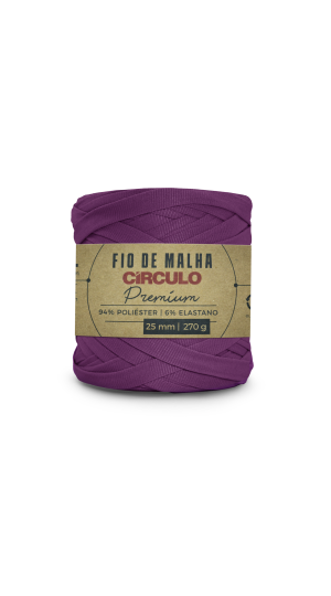 FIO DE MALHA CIRCULO PREMIUM - COR 6859 ROXO BRILHAMTE