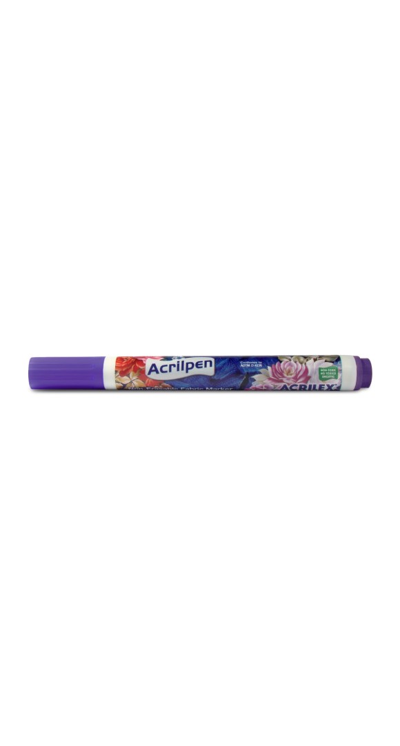 MARCADOR P/ TECIDO ACRILPEN VIOLETA 516 ACRILEX