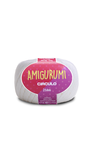 FIO AMIGURUMI 254M. 8001 BRANCO